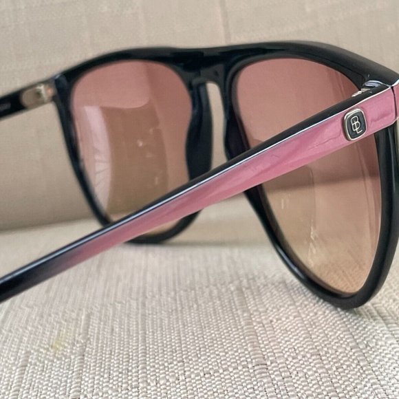Vintage Bausch & Lomb Women Sunglasses BlackPink Big Face Eye Wear Made Italy main image 11